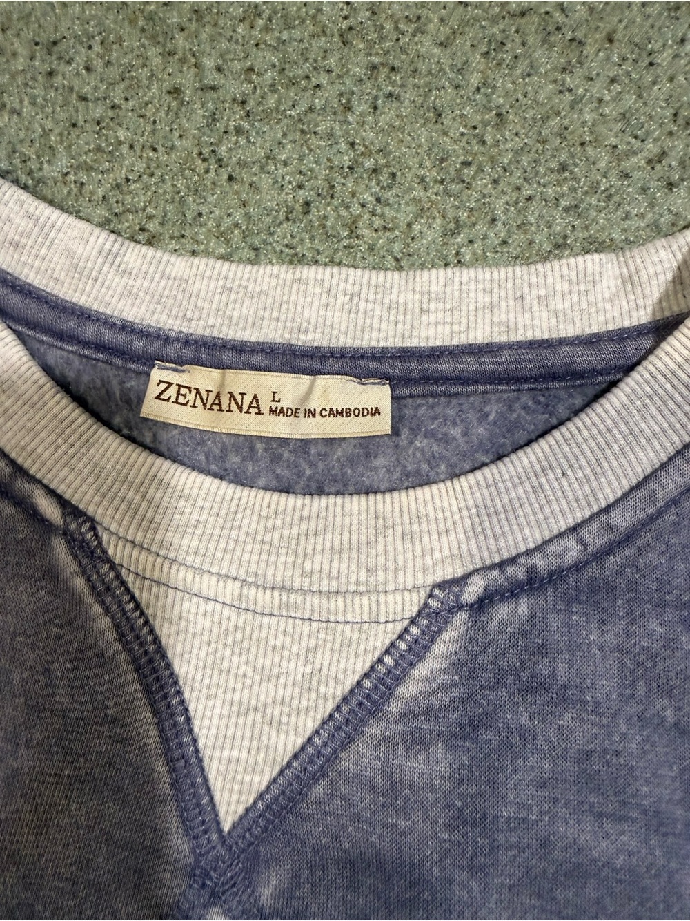 Zenana large fleece Lavender Pullover Sweatshirt - Women Tops new - Picture 2 of 9